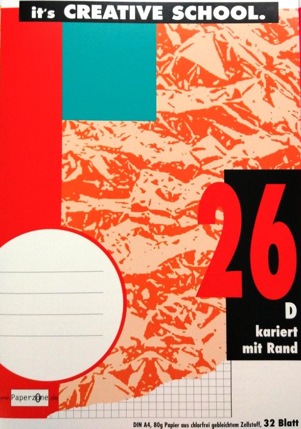 PAPERZONE Heft A4 Lineatur 26 32 Blatt