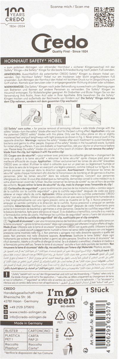 Produktbild Credo Safety Hobel mit Klingenclip Pop Art 2 von 6