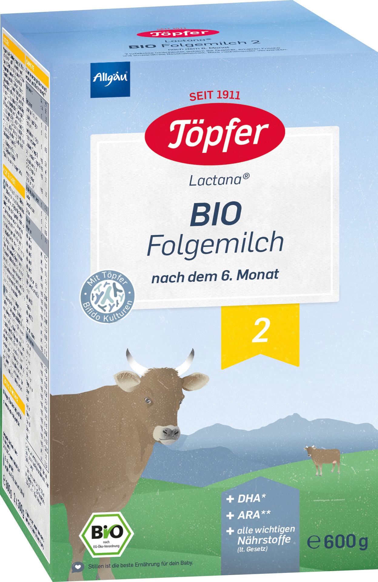 Töpfer Bio Folgemilch 2