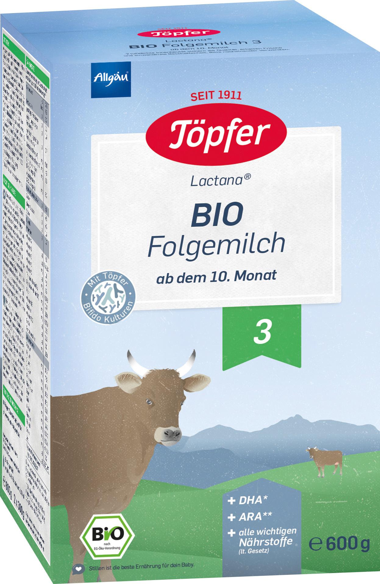 Töpfer Bio Folgemilch 3