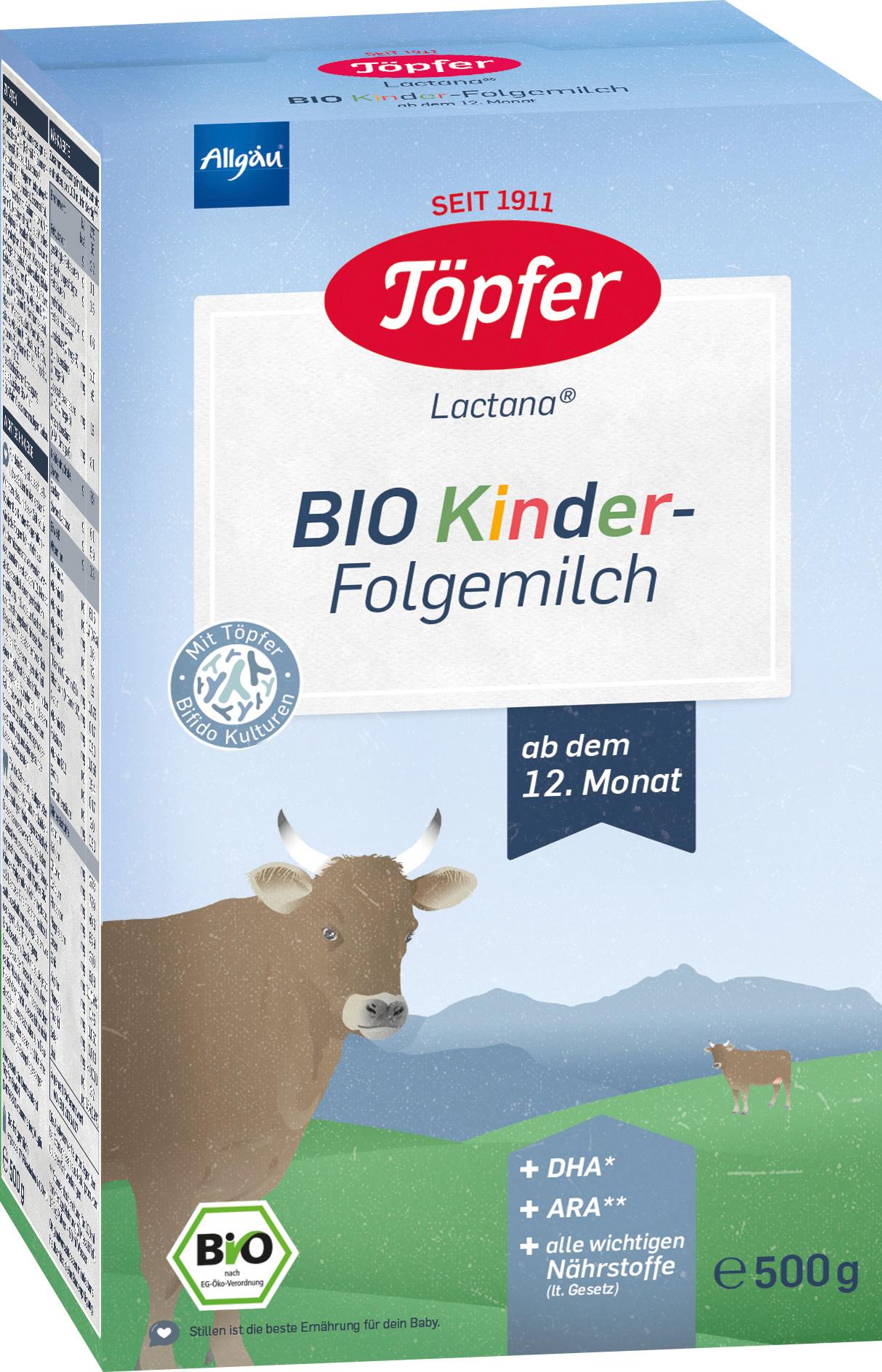 Töpfer Bio Kinder-Folgemilch