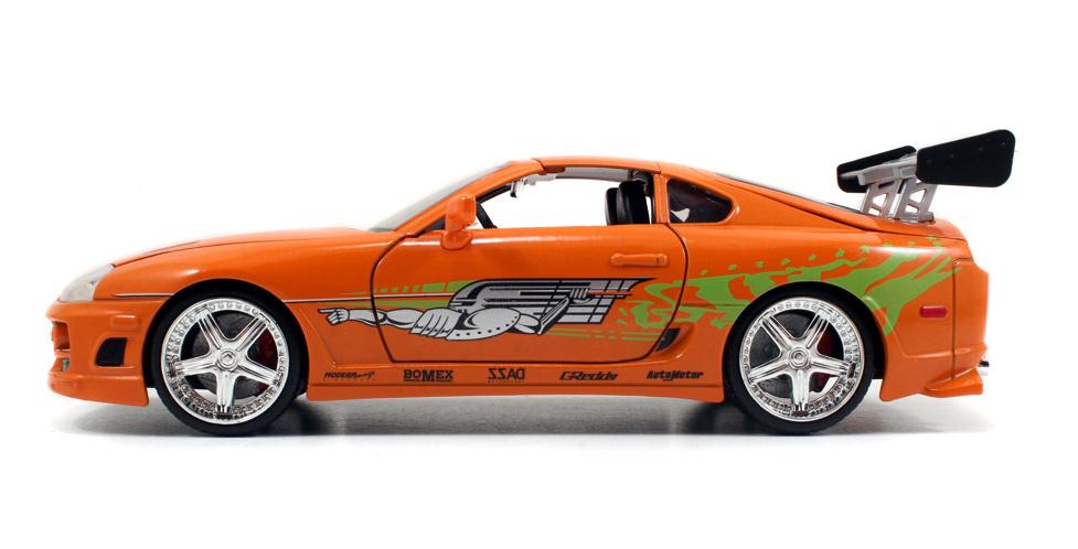 Produktbild Jada - Hollywood Rides - Toyota Supra w/ Brian O'Conner Figure 3 von 6