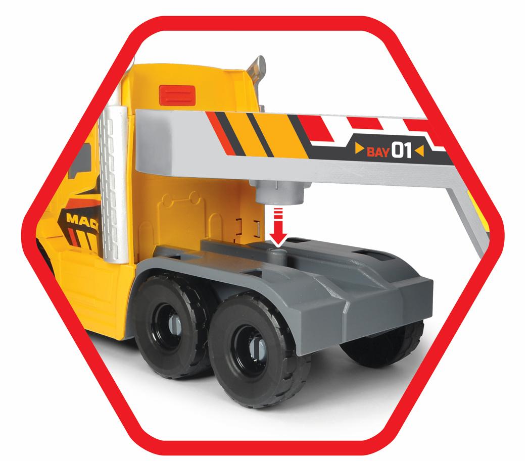Produktbild Dickie - Construction - Mack/Volvo Heavy Loader Truck 17 von 18