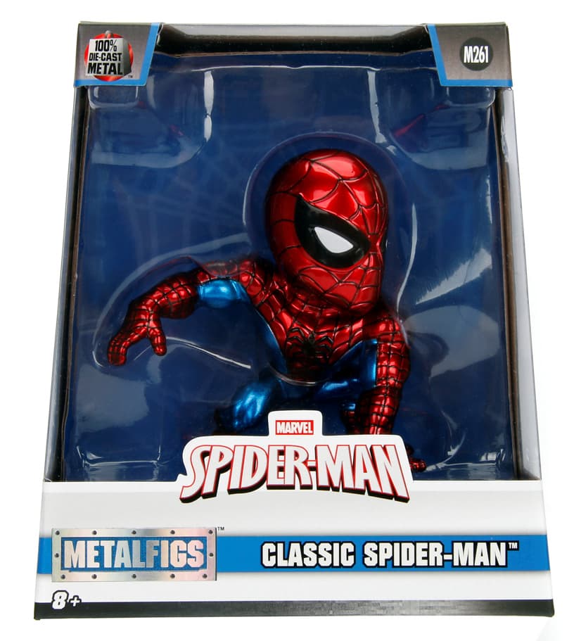 Produktbild Jada - Marvel - 4"Classic Spider-Man Metallfigur 2 von 7