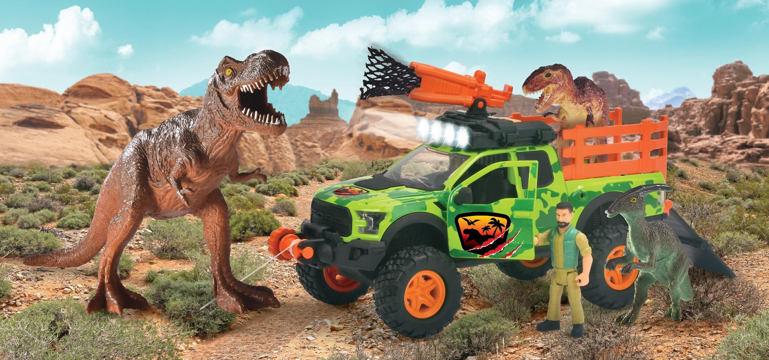 Produktbild Dickie Toys - Dinosaurier-Fahrzeug Dino Hunter (25 cm) 5 von 9