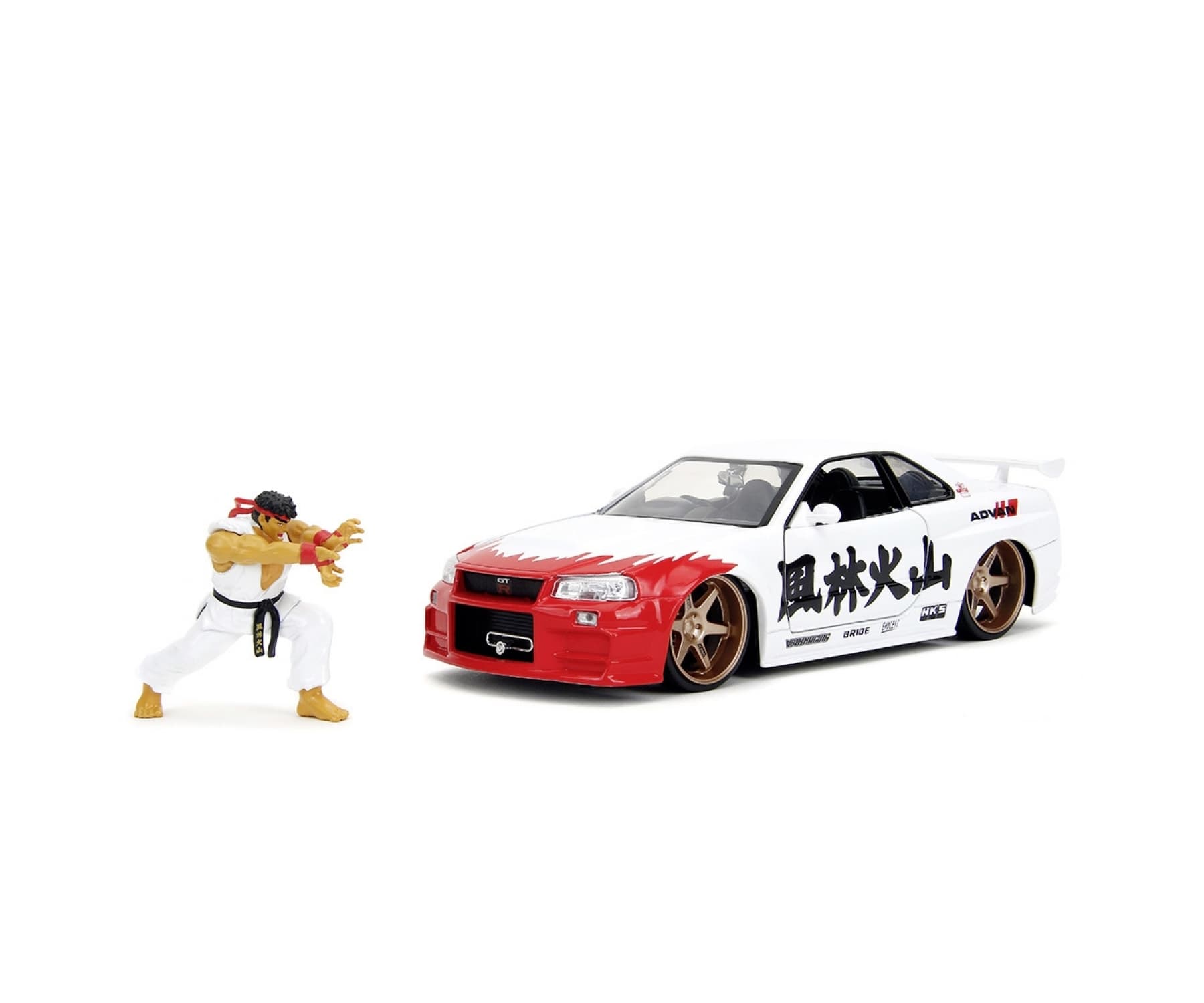Jada - Street Fighter Nissan Skyline GTR 1:24