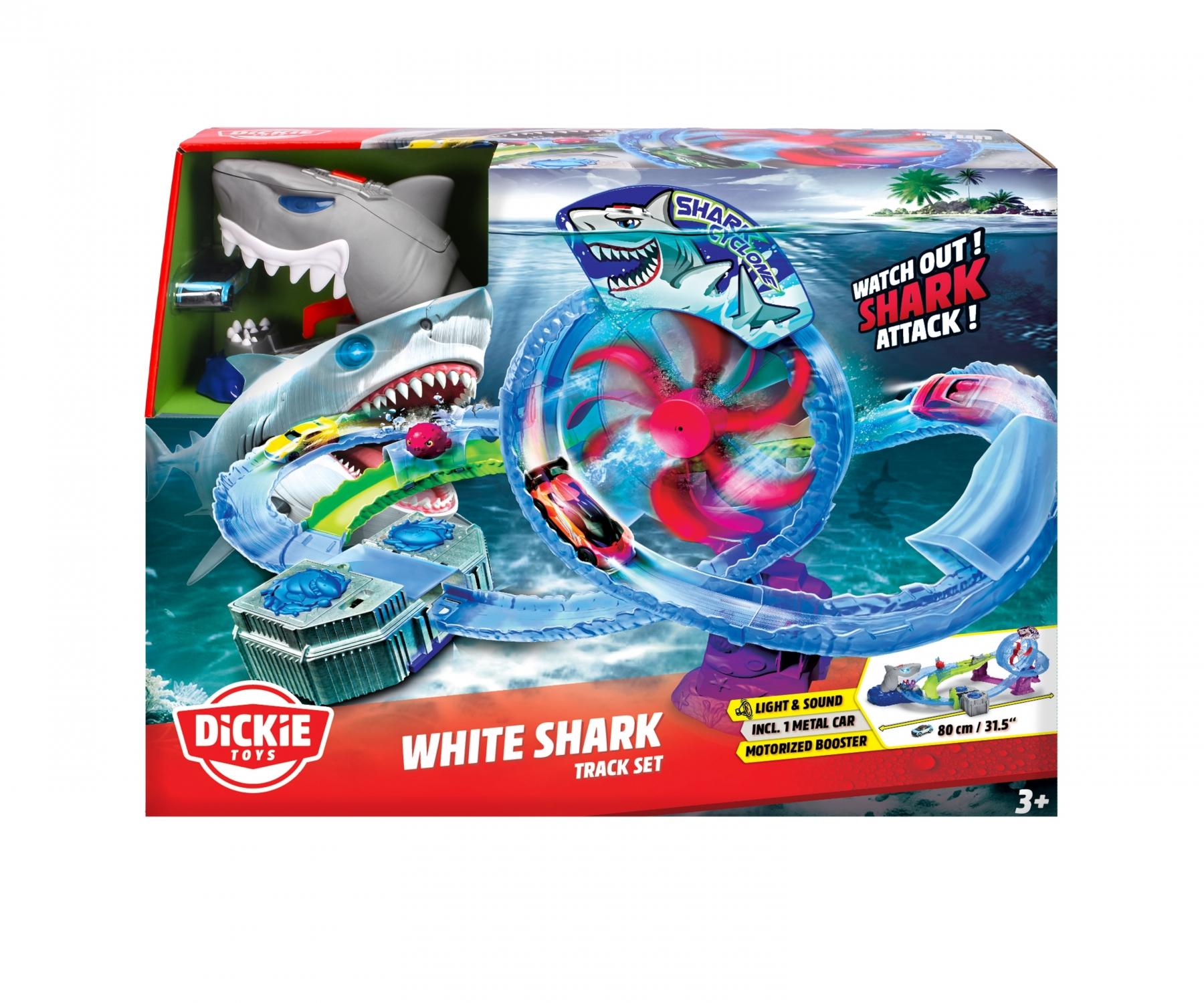 Produktbild Dickie - White Shark Track Set 2 von 7