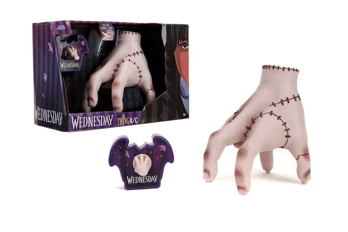 Jada Toys Wednesday Addams RC Thing (18cm) - Ferngesteuertes eiskaltes Händchen für Wednesday Fans & Kinder ab 8 Jahre