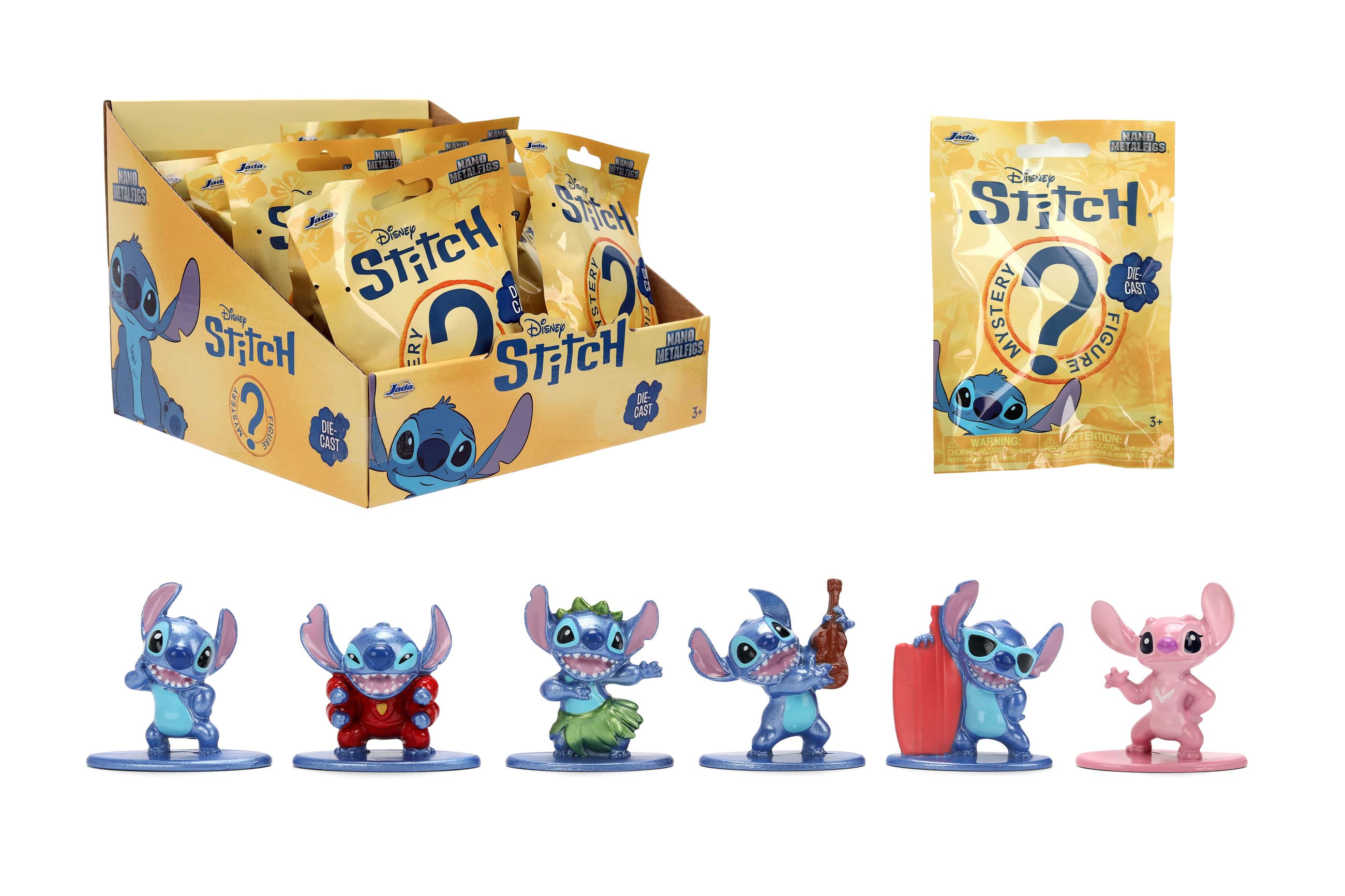 Jada - Stitch Blind Pack Nanofigs, 6-sort.