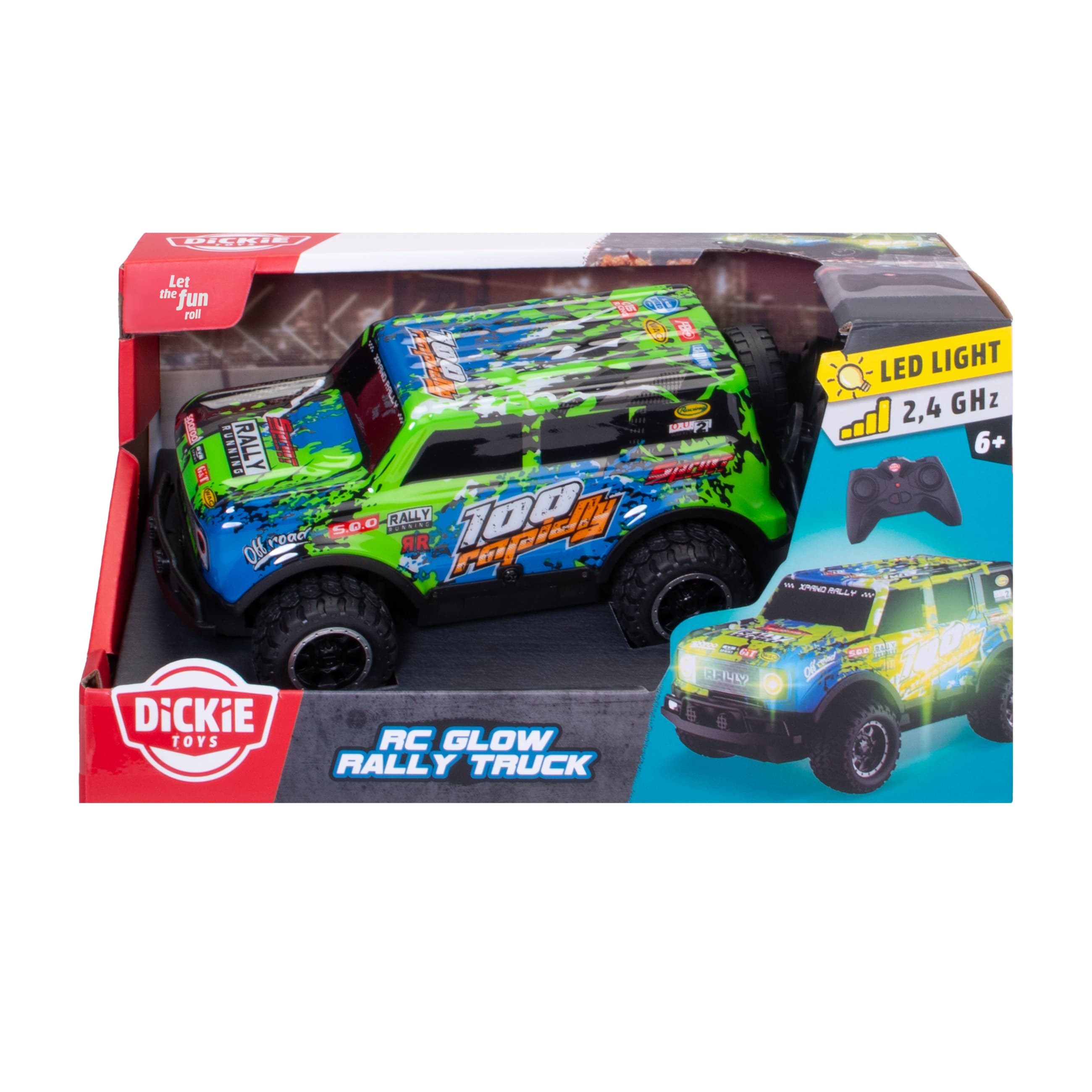 Produktbild Dickie - RC Glow Rally Truck 2 von 7