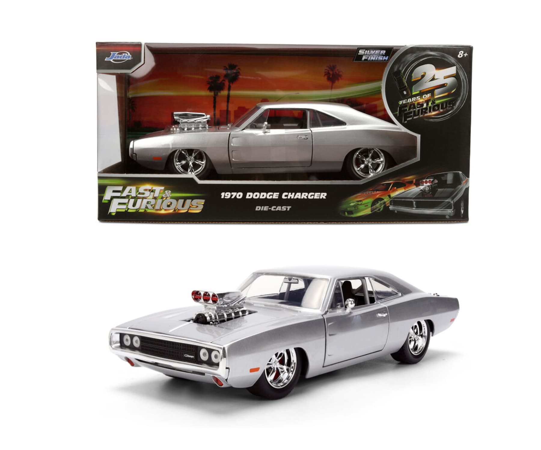 Jada Fast & Furious Anniv. Dom's Dodge 1:24