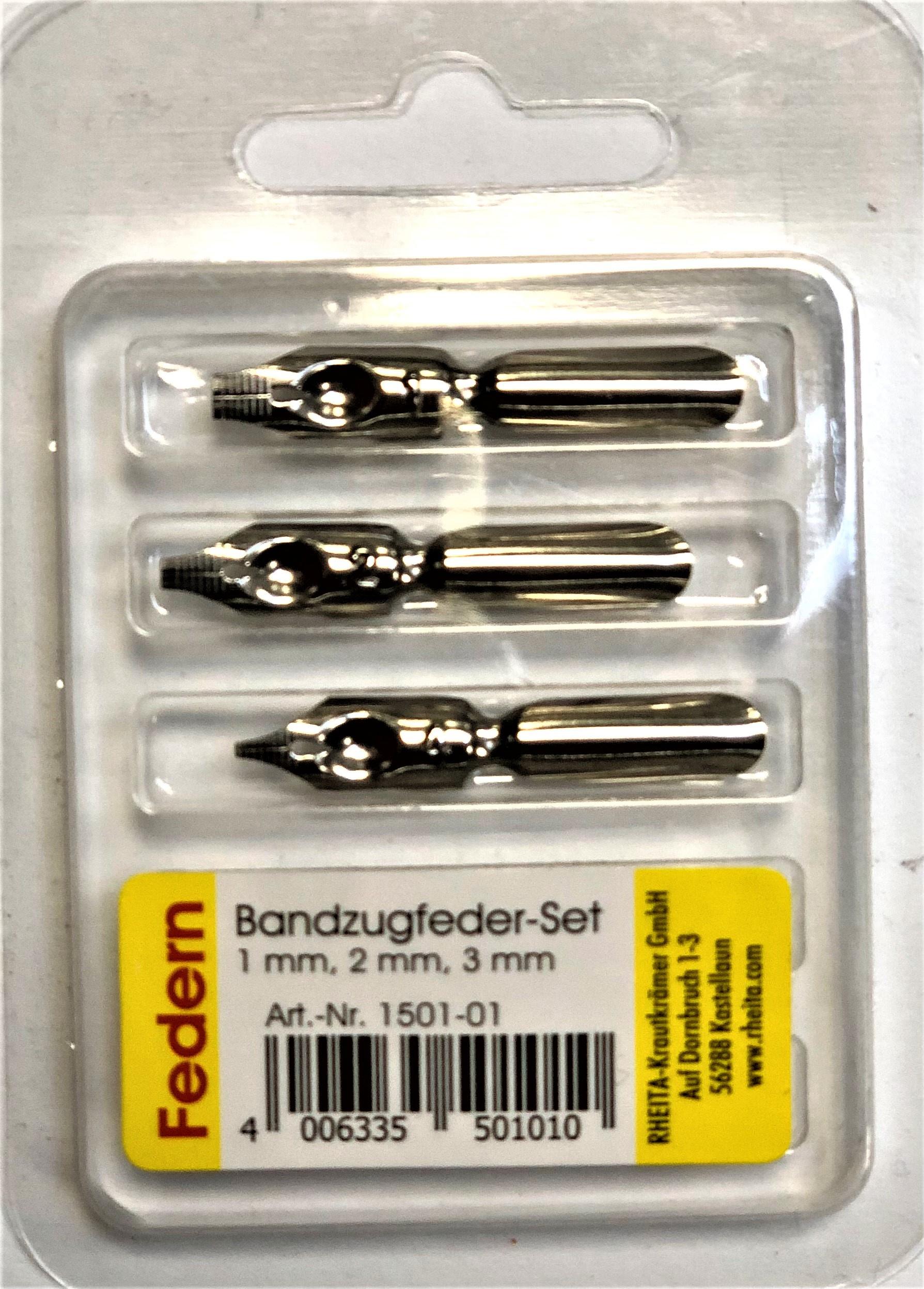RHEITA Federnset Bandzugfeder 3,0+2,0+1,0 mm