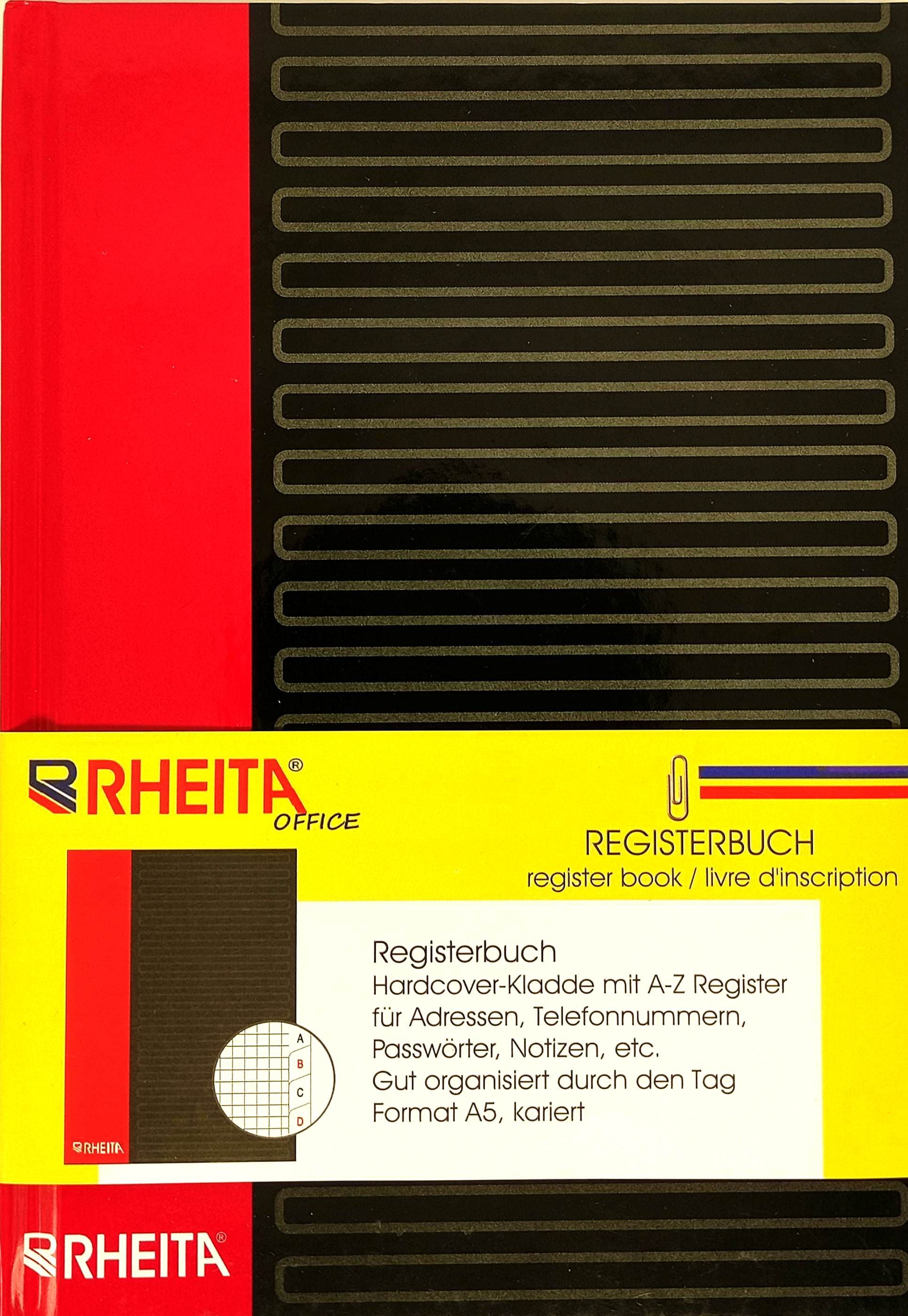 RHEITA Registerbuch A5