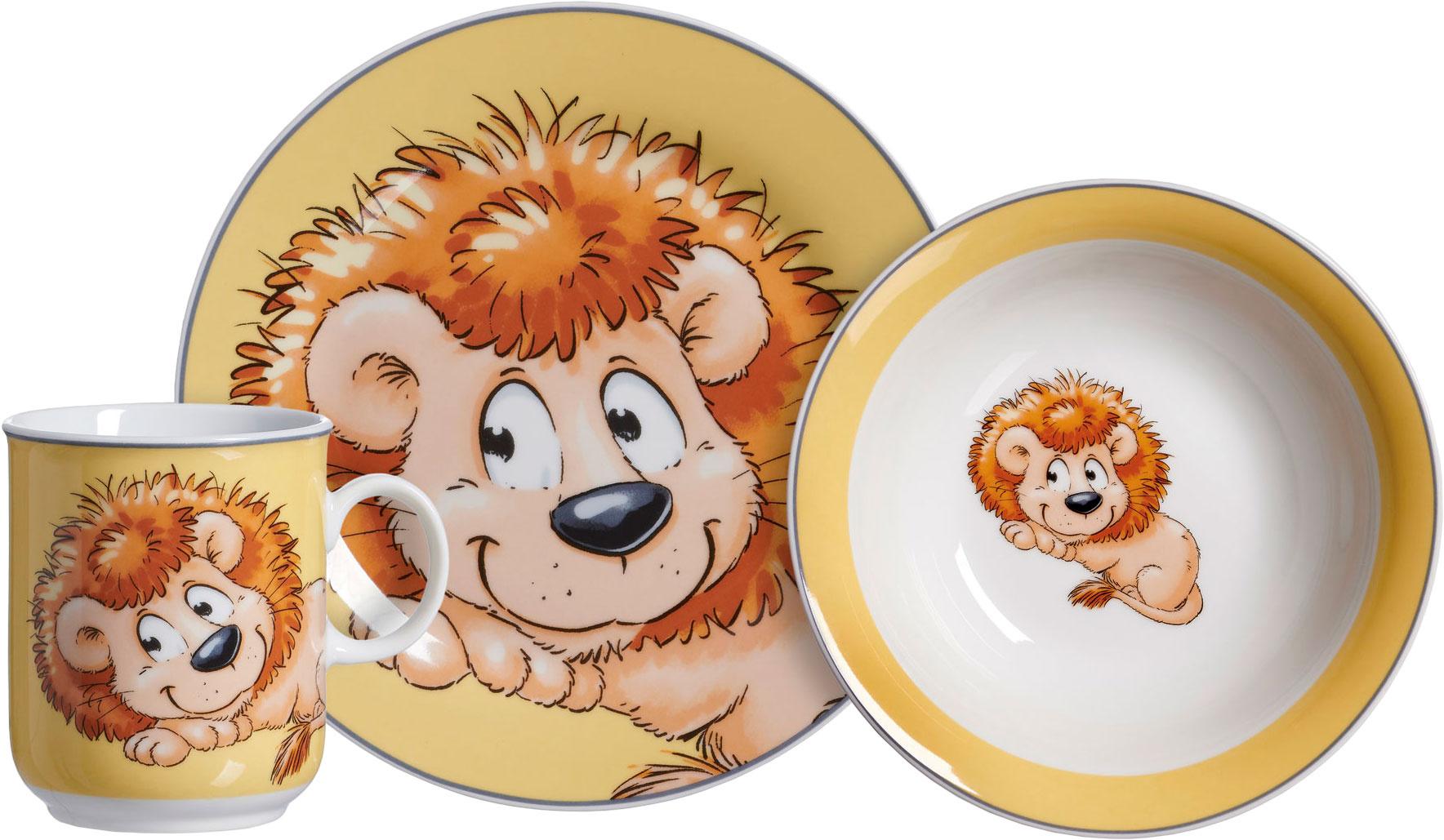Ritzenhoff&Breker Geschirrset Happy Zoo Leo 3-tlg.