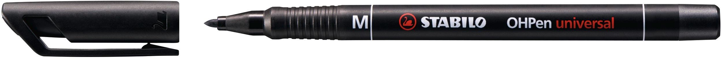 Produktbild STABILO® Folienstift - STABILO OHPen universal - permanent medium - 4er Pack - grün, rot, blau, schwarz 3 von 8
