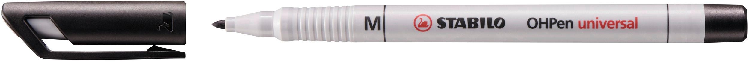 Produktbild STABILO® Folienstift - STABILO OHPen universal - wasserlöslich medium - 4er Pack - grün, rot, blau, schwarz 4 von 7
