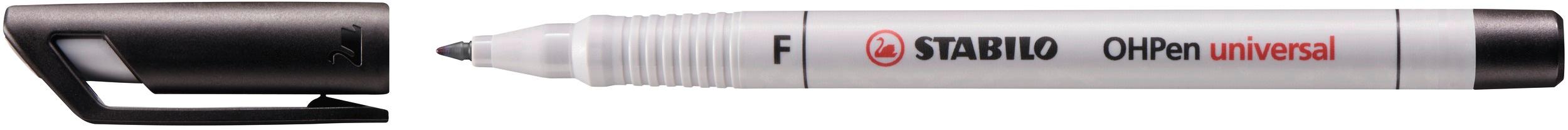 Produktbild STABILO® Folienstift - STABILO OHPen universal - wasserlöslich fein - 4er Pack - grün, rot, blau, schwarz 3 von 7