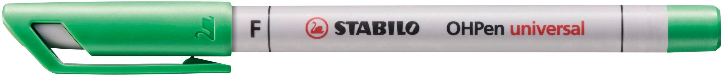 Produktbild STABILO® Folienstift - STABILO OHPen universal - wasserlöslich fein - 4er Pack - grün, rot, blau, schwarz 4 von 7
