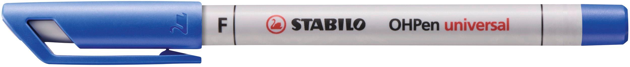 Produktbild STABILO® Folienstift - STABILO OHPen universal - wasserlöslich fein - 4er Pack - grün, rot, blau, schwarz 6 von 7