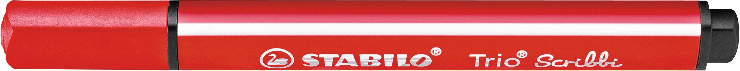 STABILO® Gefederter Dreikant-Fasermaler Trio Scribbi