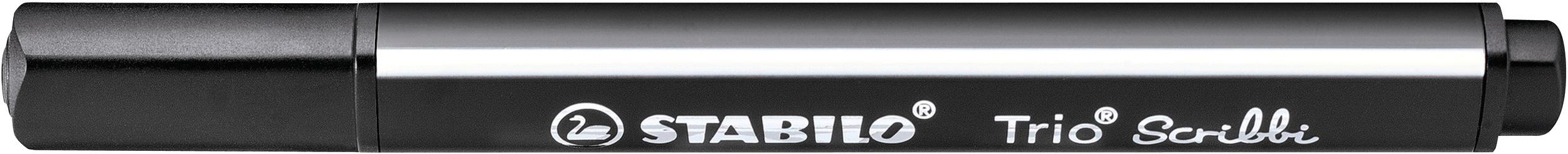 STABILO® Gefederter Dreikant-Fasermaler Trio Scribbi