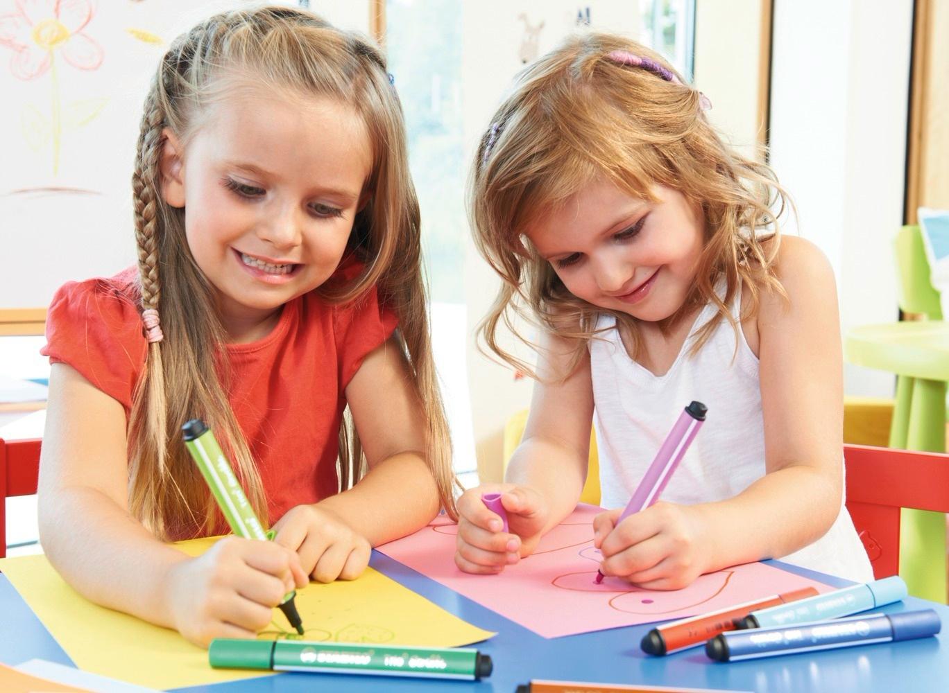 Produktbild STABILO® Gefederter Dreikant-Filzstift - STABILO Trio Scribbi - 8er Pack - mit 8 verschiedenen Farben 14 von 15