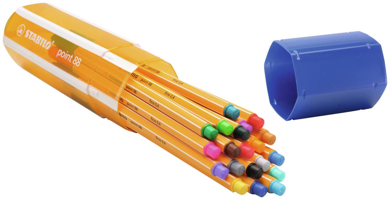 Produktbild STABILO® Fineliner - STABILO point 88 - 20er Big point Box zufällig in einer der 3 Farben  - mit 20 verschiedenen Farben 14 von 17