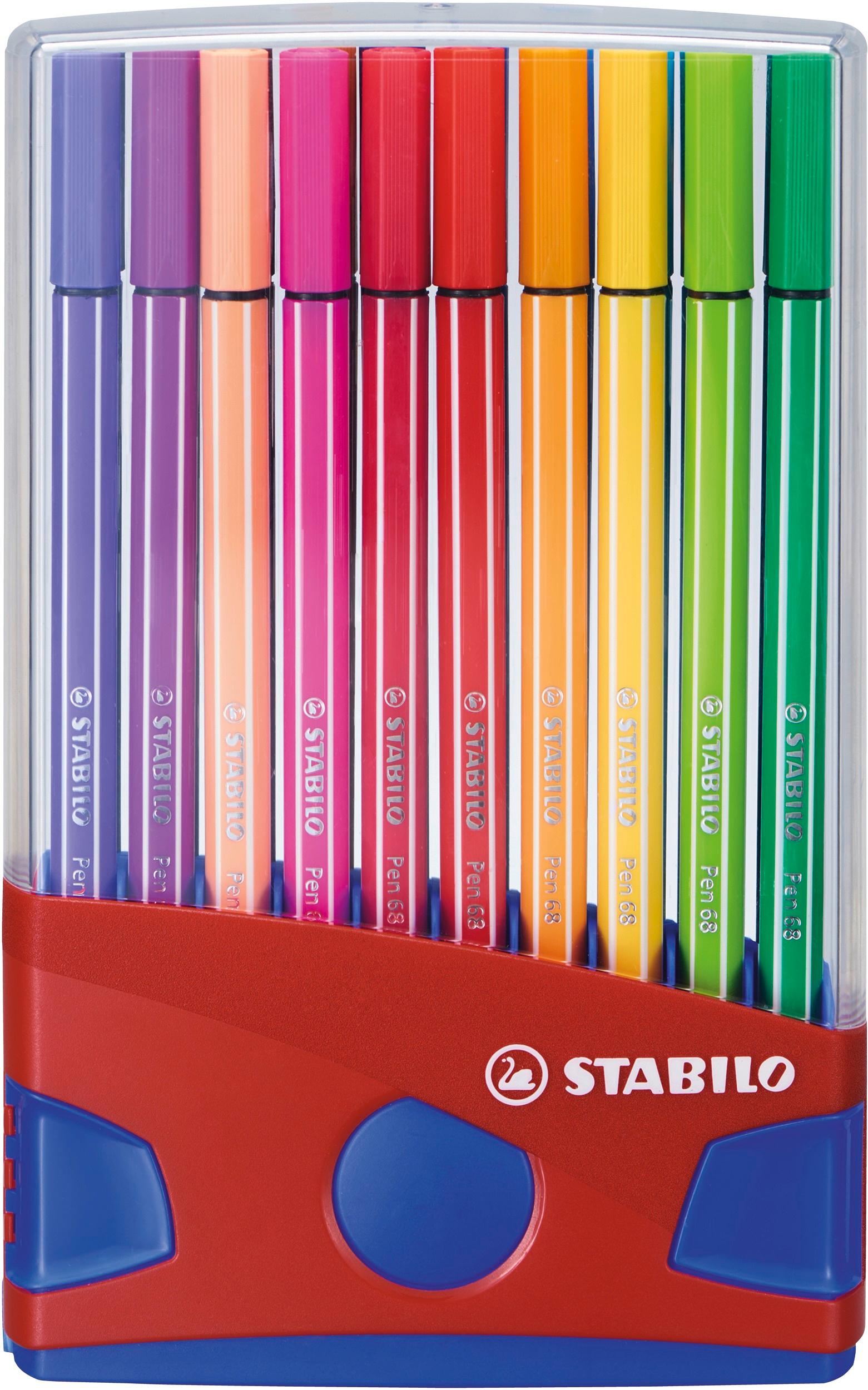 STABILO® Premium Fasermaler Pen 68 ColorParade 20er-Klappbox