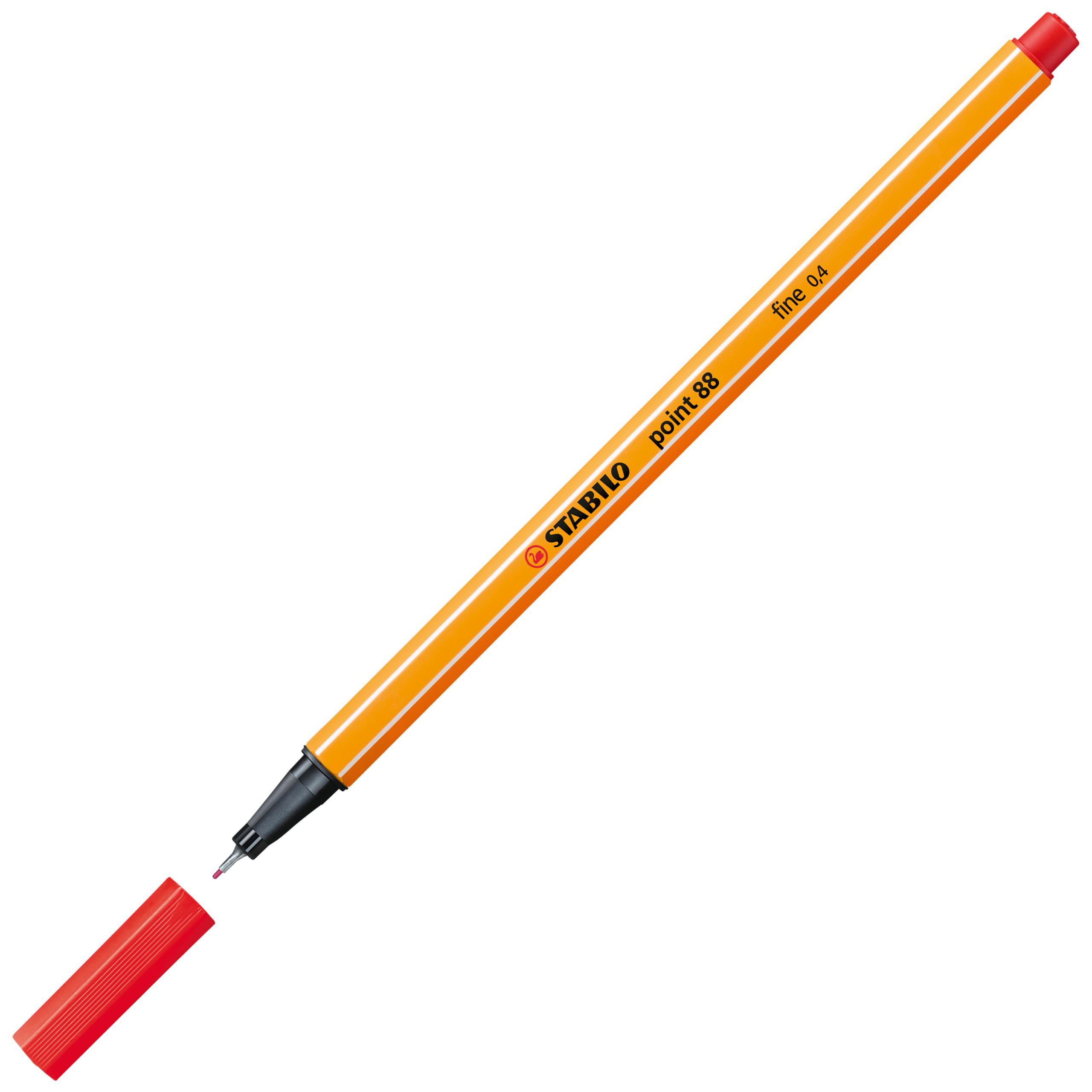 Produktbild STABILO® Fineliner - STABILO point 88 ColorParade - 20er Tischset in rot/orange- mit 20 verschiedenen Farben 9 von 13