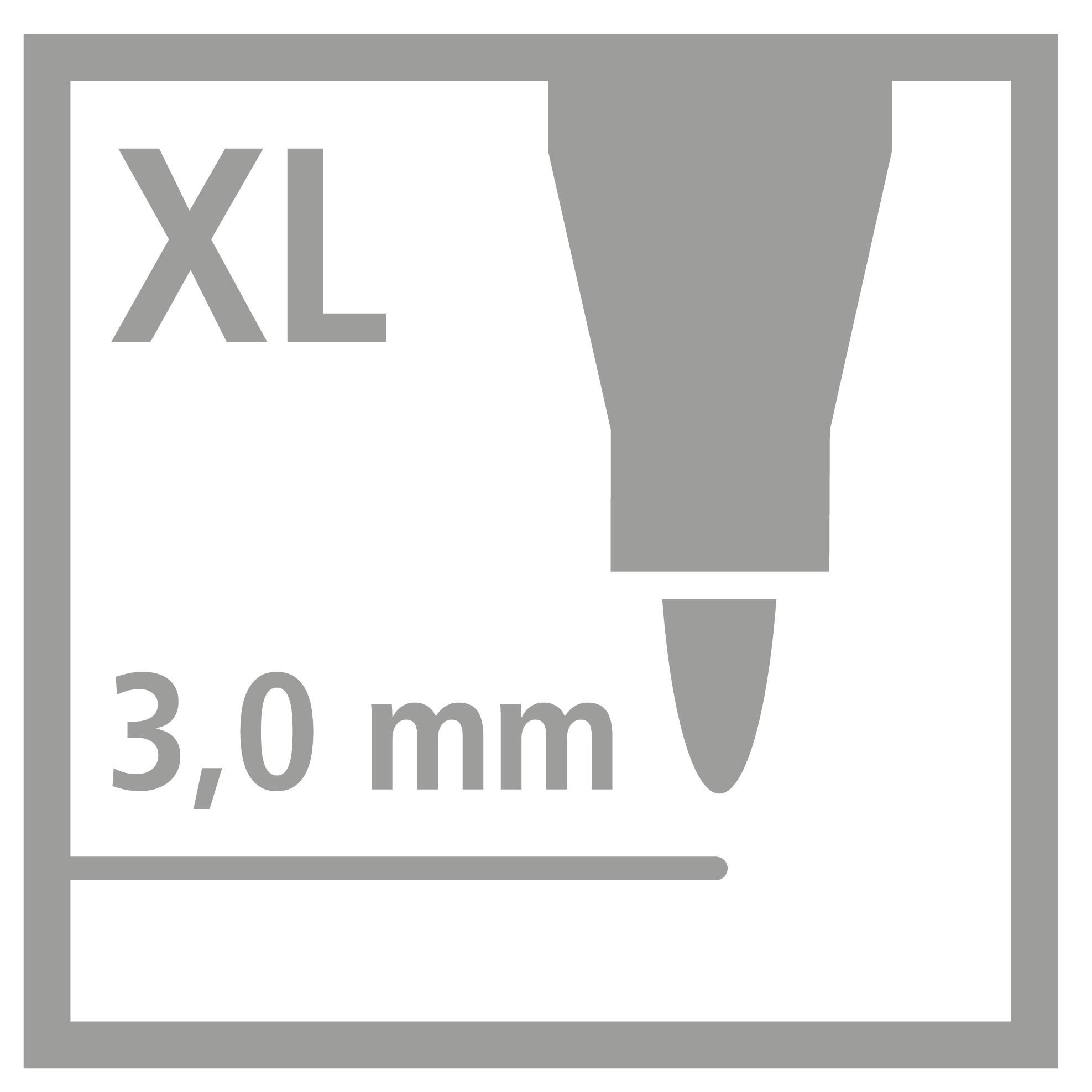 Produktbild STABILO® Metallic-Filzstift mit robuster XL-Spitze - STABILO Trio DECO - 8er Pack - mit 8 verschiedenen Farben 5 von 10