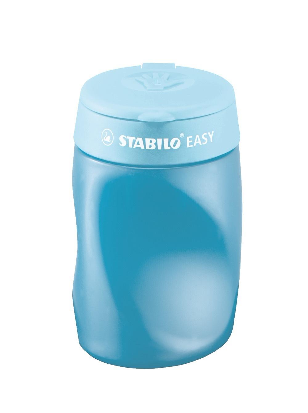 STABILO Ergonomischer Dosen-Spitzer für Linkshänder - STABILO EASYsharpener - 3 in 1 - pink