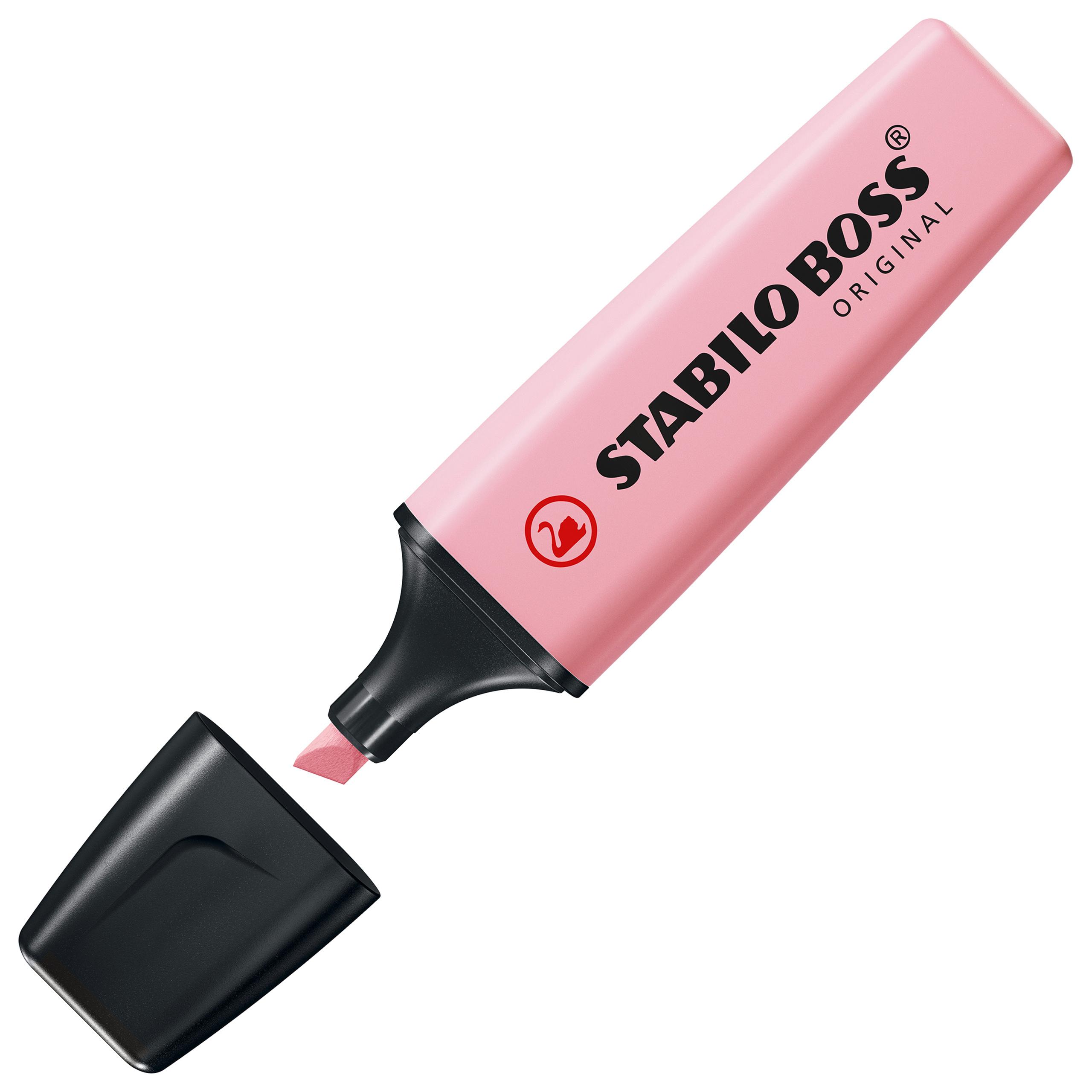 Produktbild STABILO® Textmarker - STABILO BOSS ORIGINAL Pastel - Einzelstift - rosiges Rouge 8 von 8