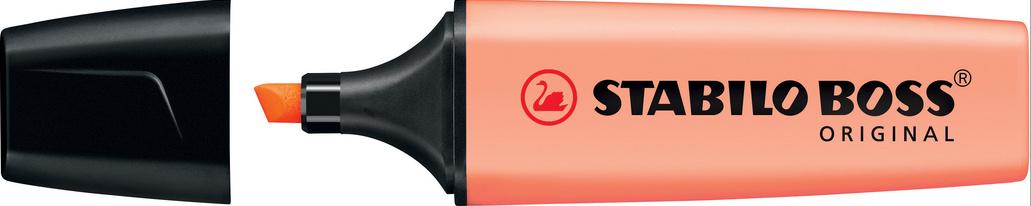 STABILO® Textmarker - STABILO BOSS ORIGINAL Pastel - Einzelstift - cremige Pfirsichfarbe