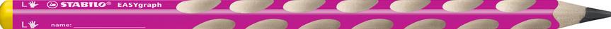 STABILO® EASYgraph Ergonomischer Dreikant-Bleistift Linkshand pink