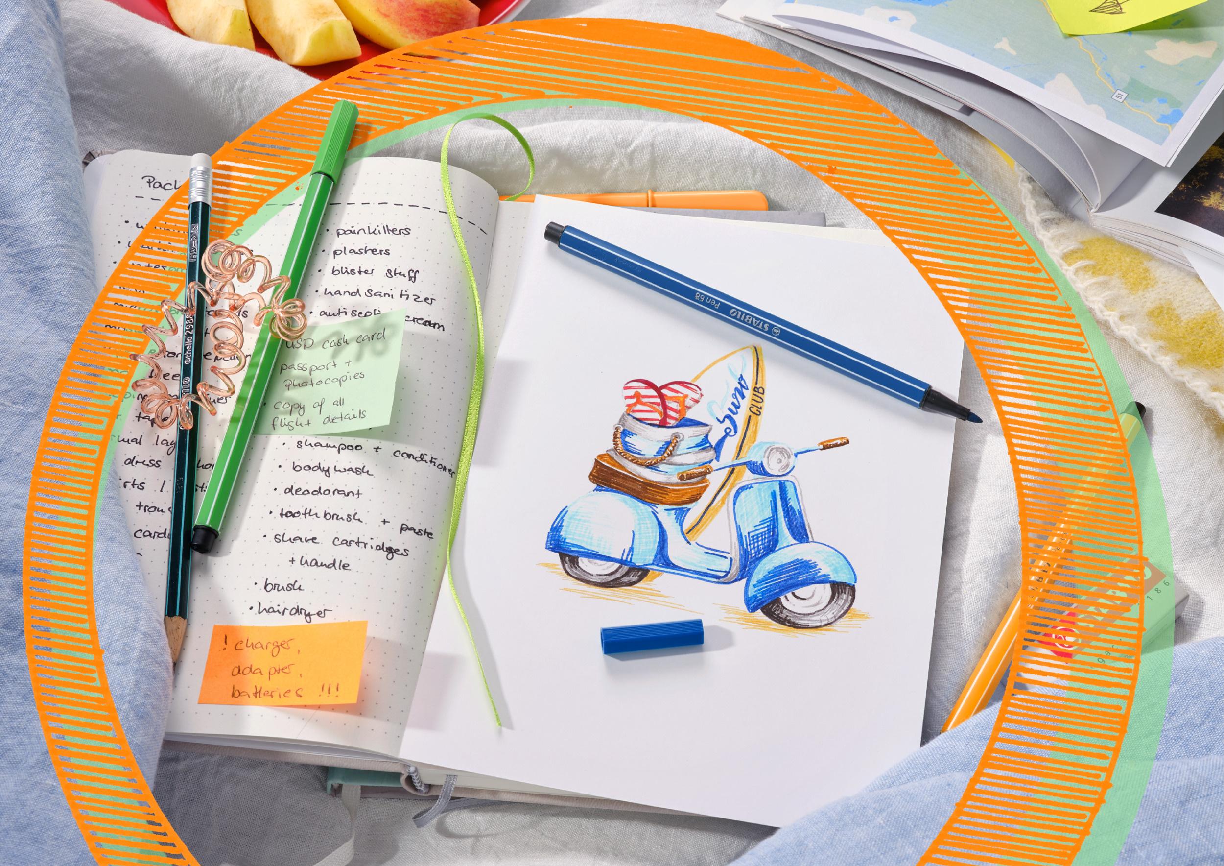 Produktbild STABILO® Premium-Filzstift - STABILO Pen 68 - 8er Pack - Pastellfarben 4 von 9