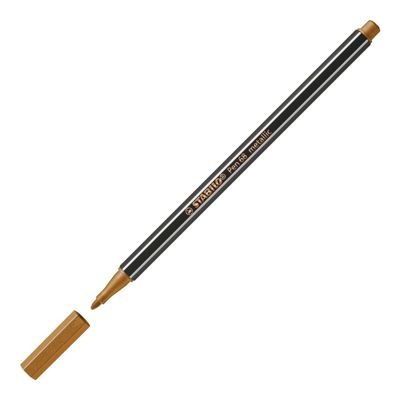 Produktbild STABILO® Premium Metallic-Filzstift - STABILO Pen 68 metallic - Einzelstift - kupfer 3 von 10