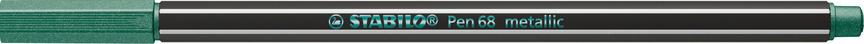 Produktbild STABILO® Premium Metallic-Filzstift - STABILO Pen 68 metallic - Einzelstift - metallic grün 2 von 10