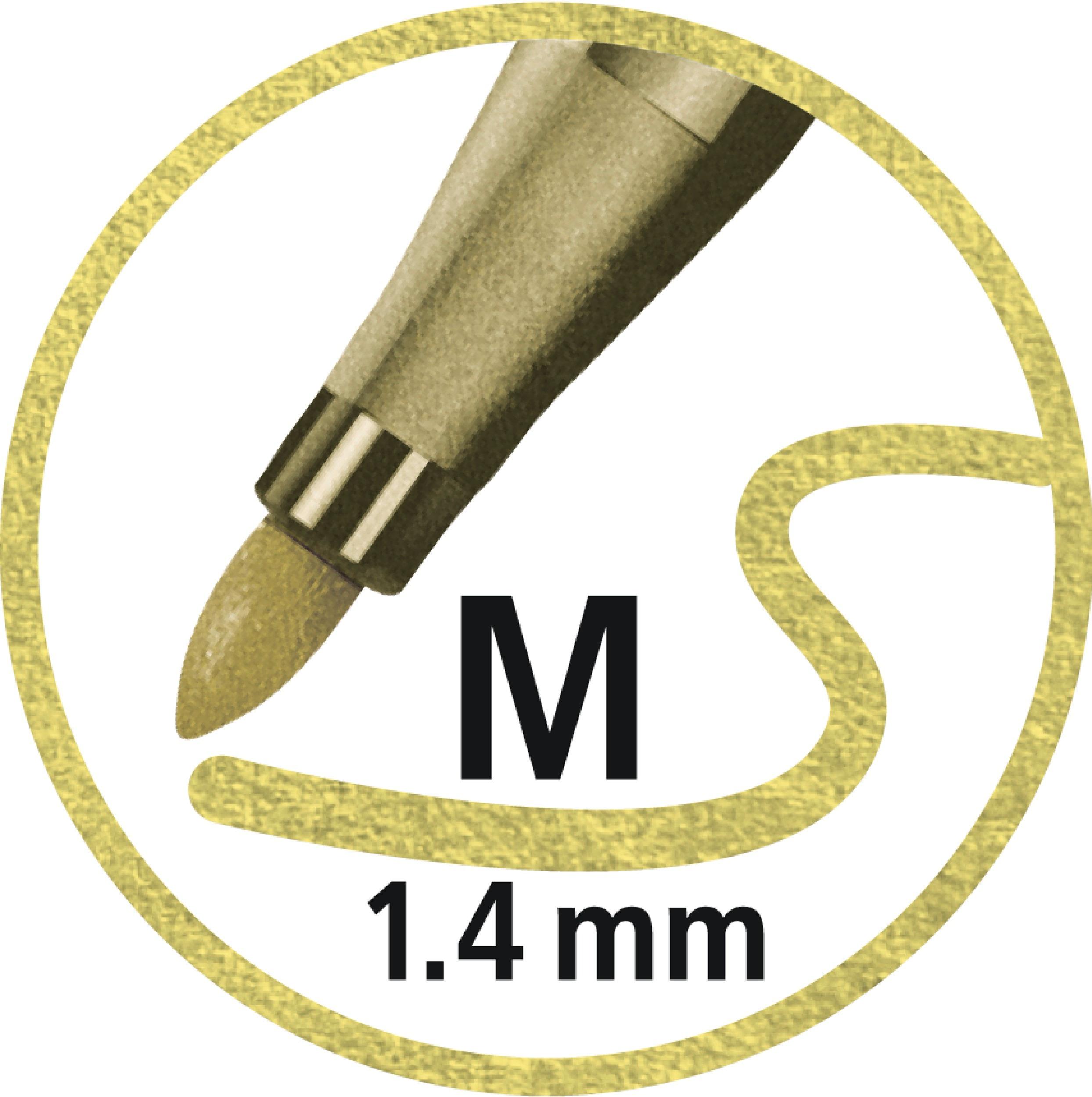 Produktbild STABILO® Premium Metallic-Filzstift - STABILO Pen 68 metallic - Einzelstift - metallic grün 6 von 10