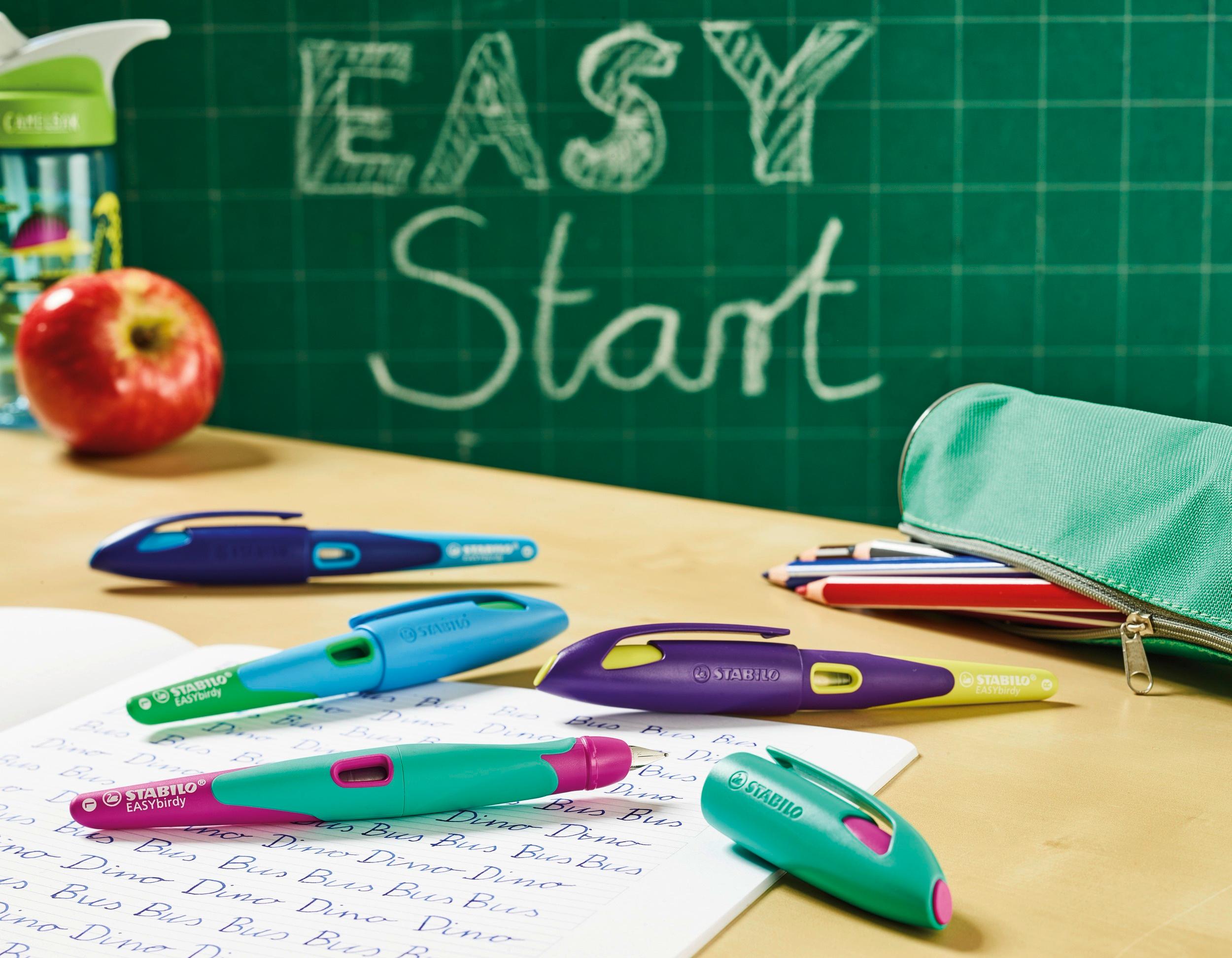 Produktbild STABILO® Schulfüller EASYbirdy für Rechtshänder inklusive Patrone - Feder A 9 von 10
