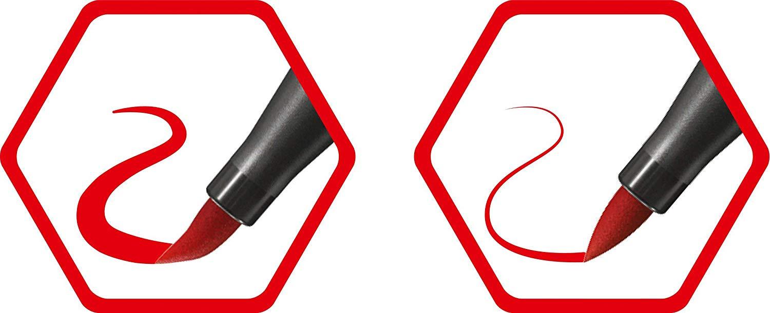 Produktbild STABILO® Premium-Filzstift mit Pinselspitze für variable Strichstärken - Pen 68 brush - 12er Pack - mit 12 verschiedenen Farben 4 von 7