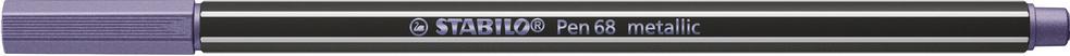 STABILO® Premium Metallic-Filzstift - STABILO Pen 68 metallic - Einzelstift - metallic violett