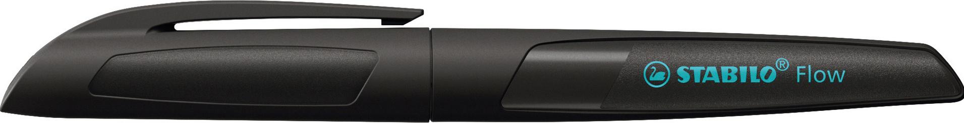 Produktbild STABILO® Füller - STABILO Flow ACTIVE in schwarz - Einzelstift - inklusive Patrone 2 von 9