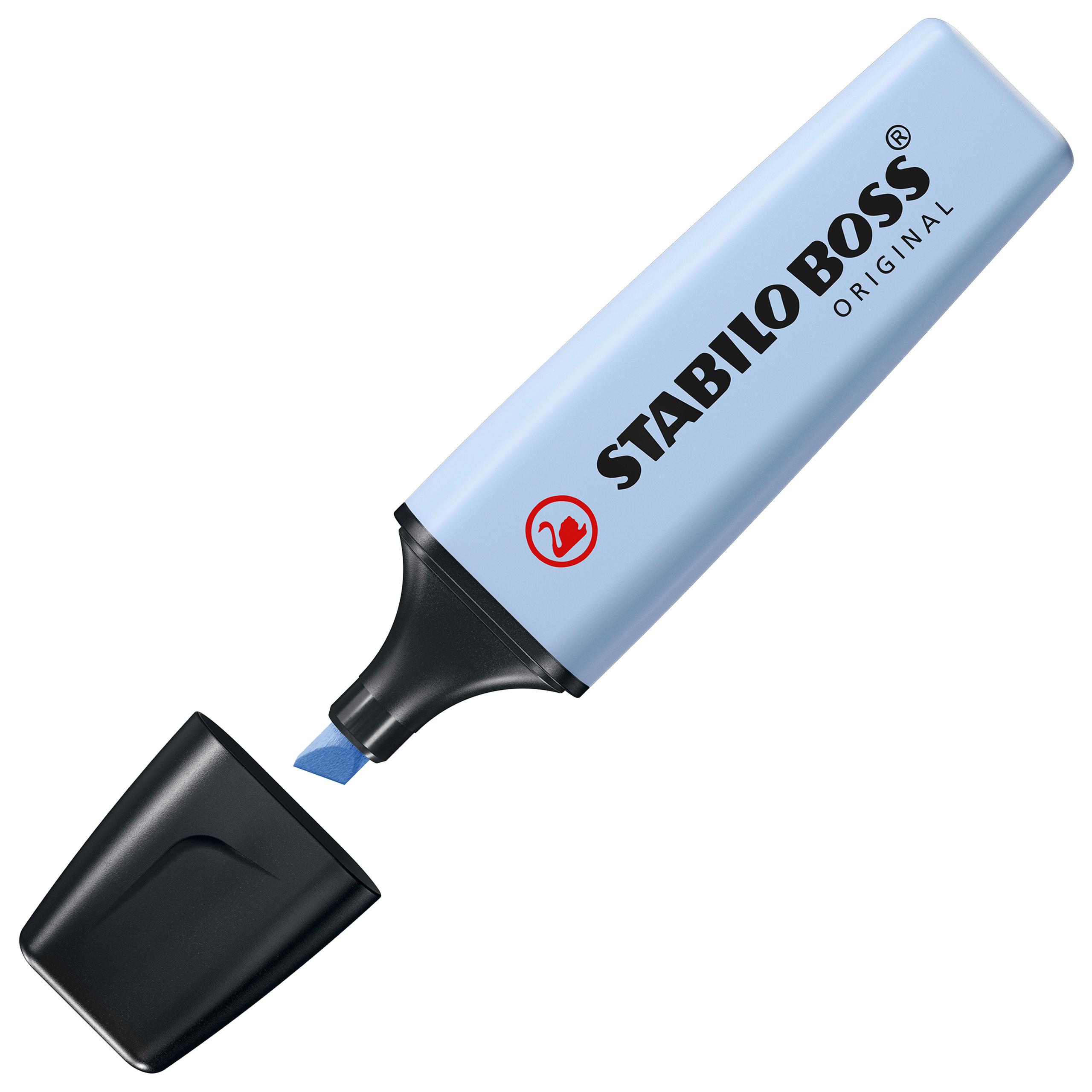 Produktbild STABILO® Textmarker - STABILO BOSS ORIGINAL Pastel - Einzelstift - Wolkenblau 4 von 7
