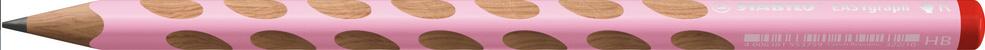 STABILO® Ergonomischer Dreikant-Bleistift für Rechtshänder - STABILO EASYgraph in pastellpink - Einzelstift - Härtegrad HB