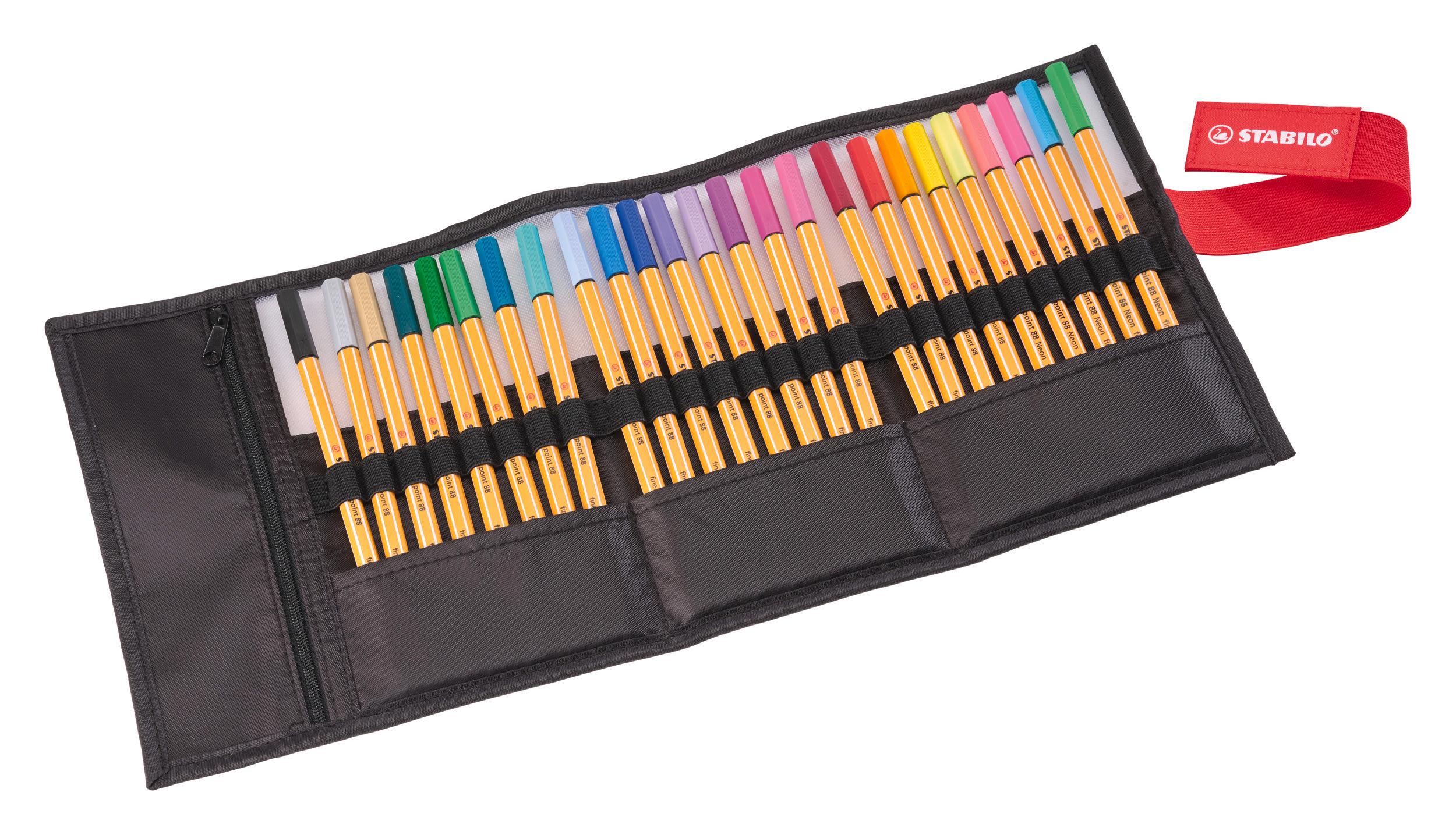 Produktbild STABILO Fineliner - STABILO point 88 - 25er Rollerset ARTY Edition - mit 25 verschiedenen Farben 3 von 9