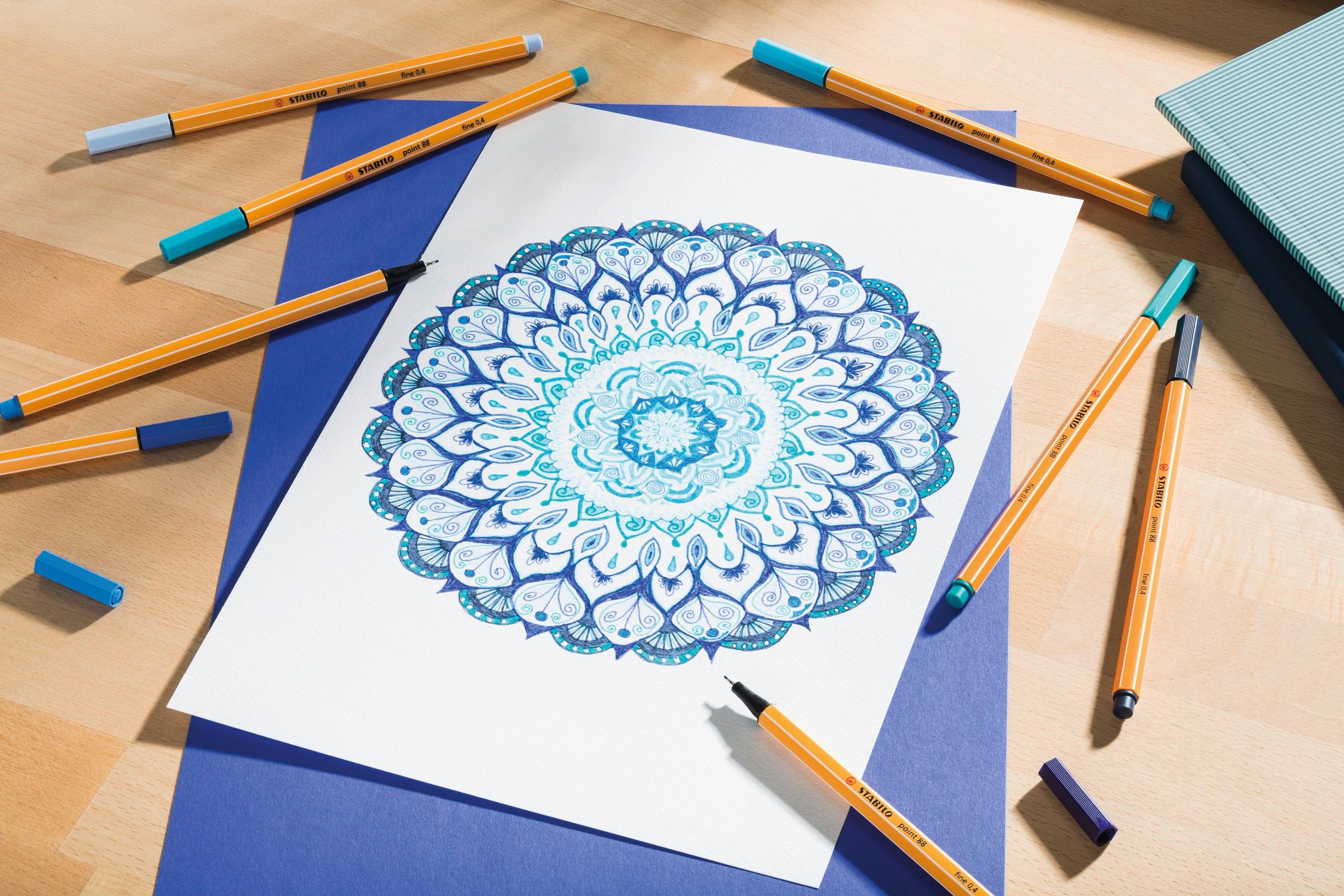 Produktbild STABILO Fineliner - STABILO point 88 - 25er Rollerset ARTY Edition - mit 25 verschiedenen Farben 9 von 9