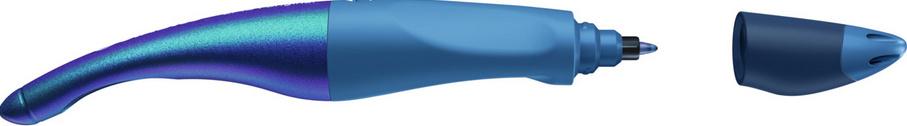 STABILO® EASYoriginal Ergonomischer Tintenroller für Linkshänder Holograph Edition blau