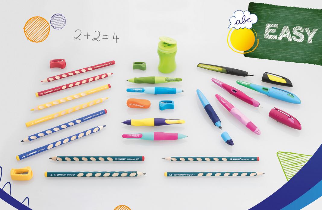 Produktbild STABILO® EASYoriginal Tintenroller für Rechtshänder - Holograph Edition in blau inklusive Patrone-Schreibfarbe blau (löschbar) 3 von 9