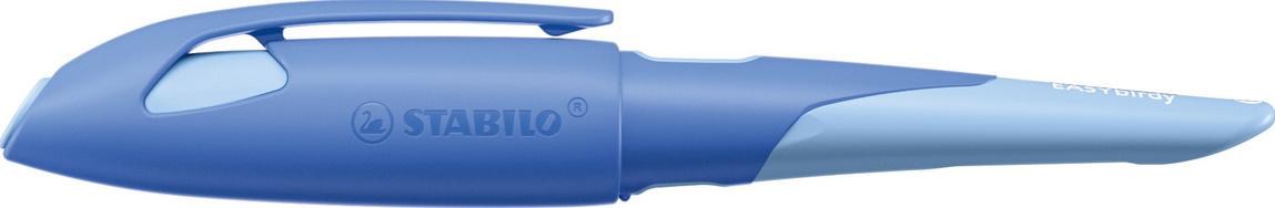 Produktbild STABILO® EASYbirdy Füller für Rechtshänder in blau/hellblau inklusive Patrone - Schreibfarbe blau (löschbar) 2 von 8