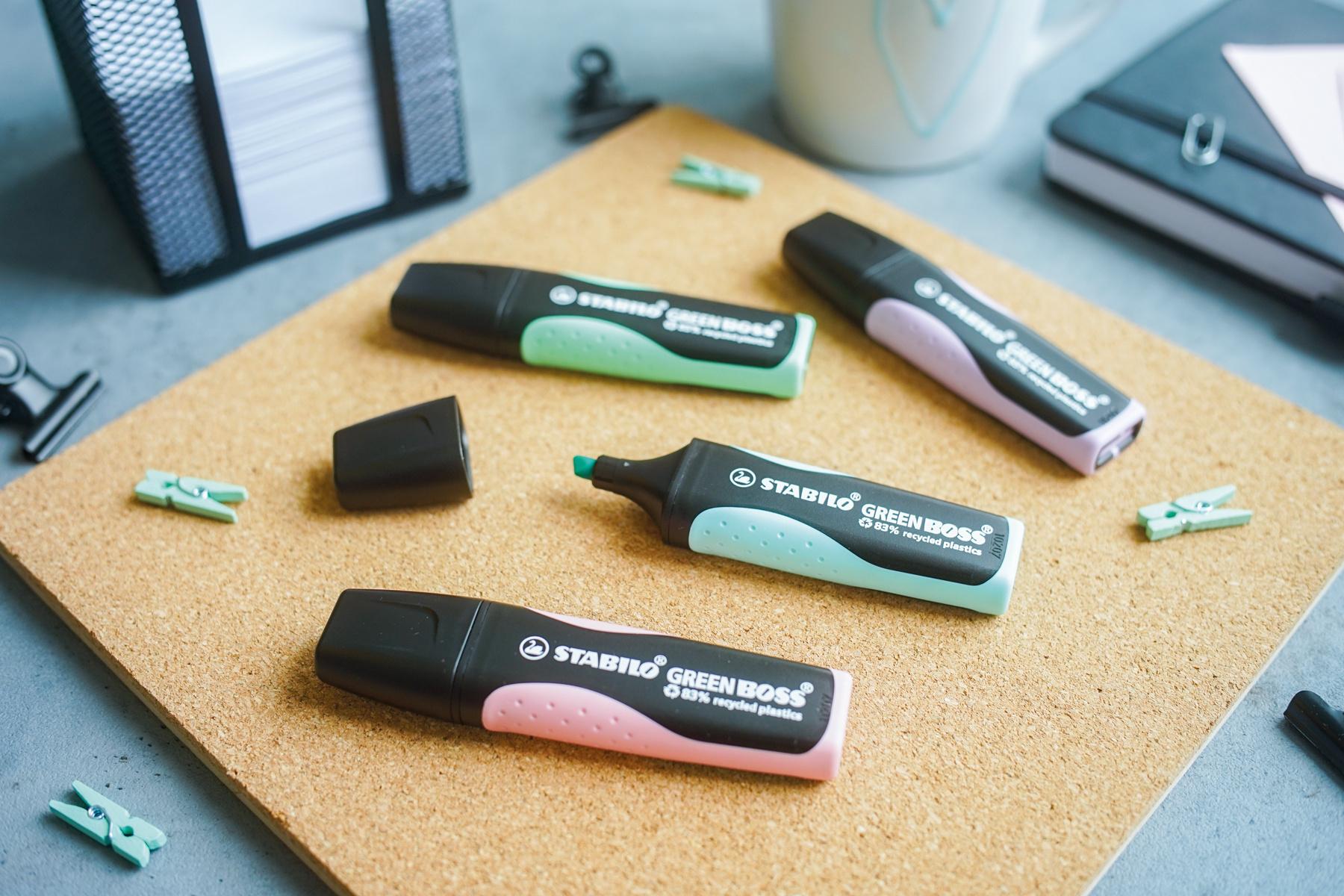Produktbild STABILO® GREEN BOSS Textmarker 8er Tischset - mit jeweils 4 verschiedenen Pastell- und Leuchtfarben 7 von 7